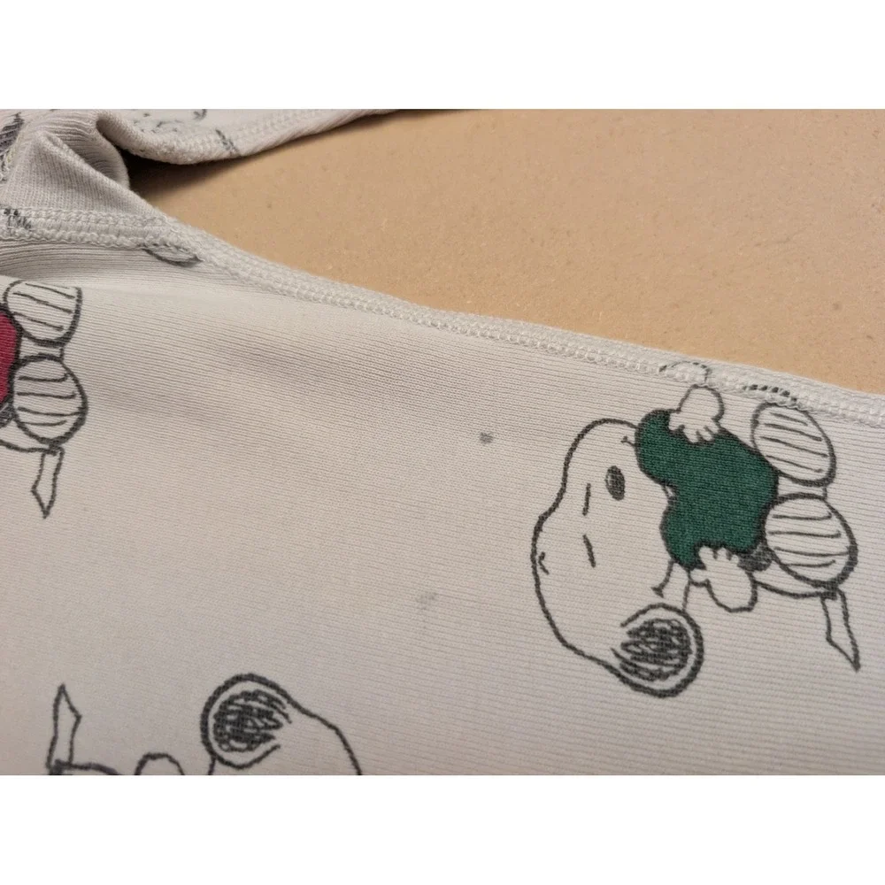 Hanna Andersson Peanuts Snoopy Heart Pajama Pants Kids‎ 6-7 Sleepwear Organic